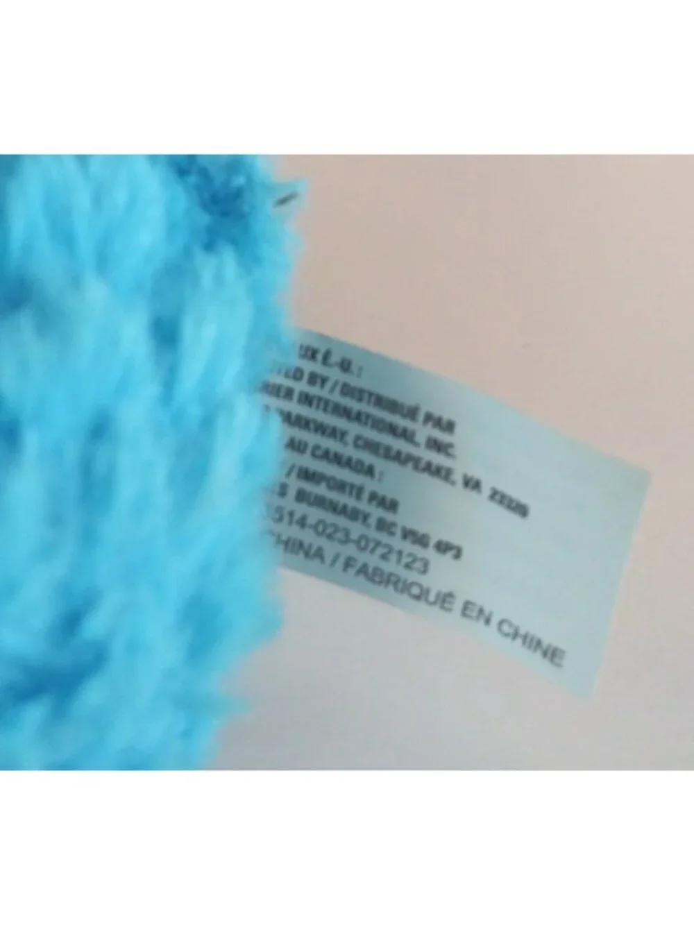 Greenbriar Easter Blue Bunny Wearing Pink Bow Soft 7